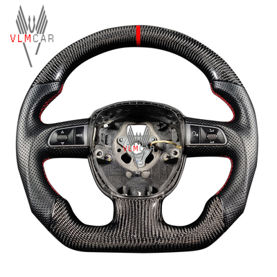 Racing Car Carbon fiber steering wheel for Audi A3 A4 A5 A6 Q5 Q7/All Audi models can be customized